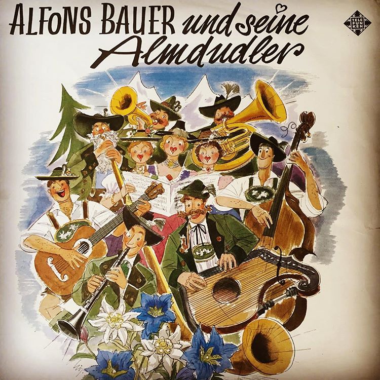 Plattencover: Alfons Bauer und seine Almdudler